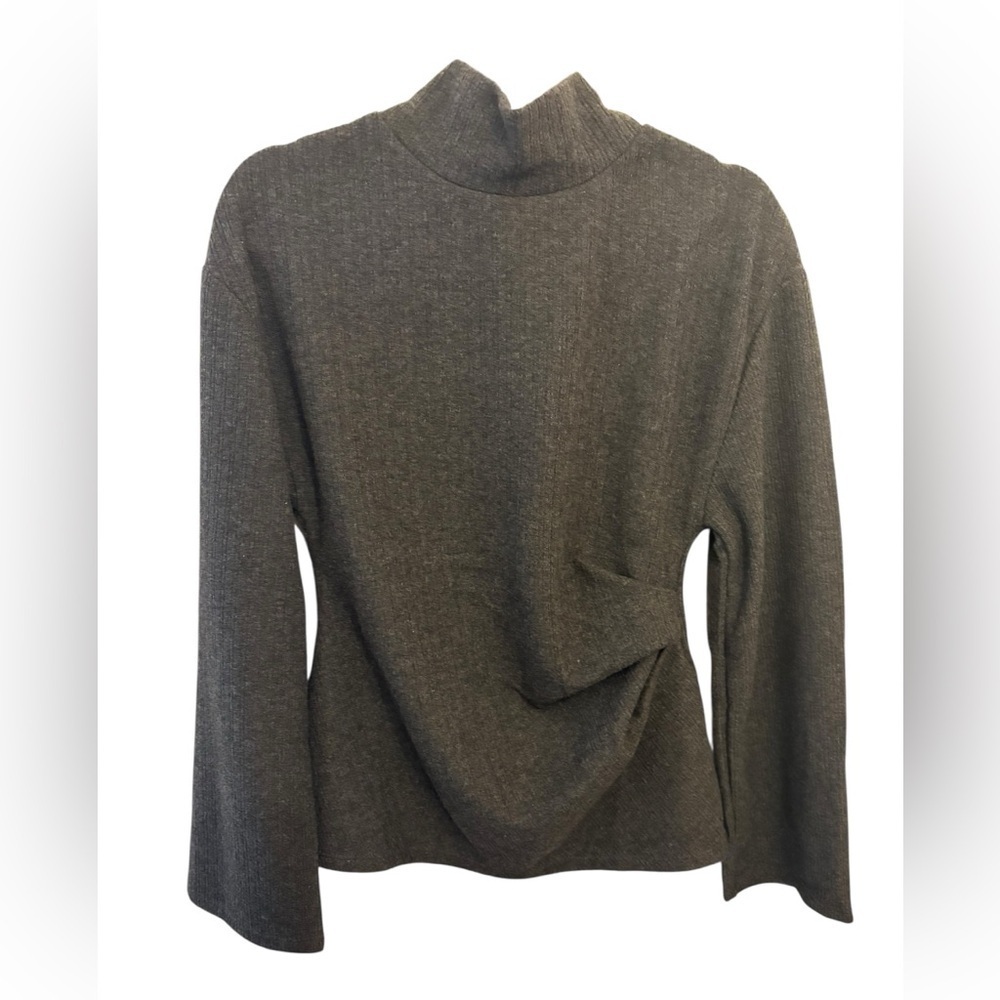 Zara Dark Brown Cowl Neck Sweater - Picture 2 of 3